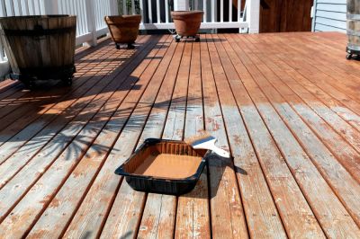 Outdoor Wood Staining