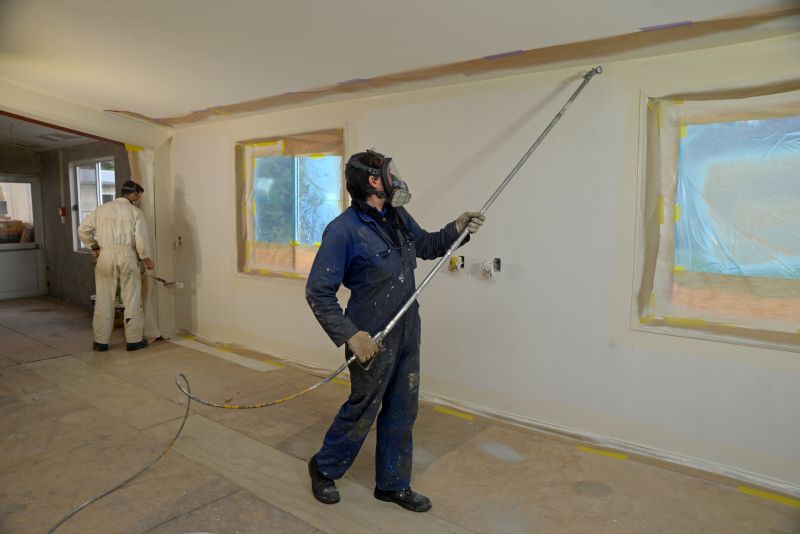 Interior painting team